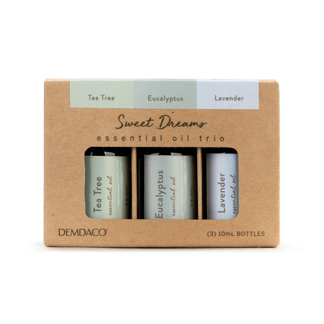 tea tree eucalyptus and lavender essential oil DISC-Sweet Dreams Essential Oil Trio – Abode Mercantile