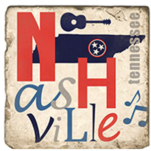 Nashville Collage Coaster