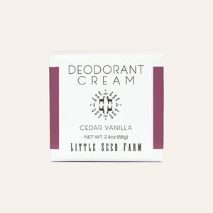 Cedar Vanilla Deodorant Cream