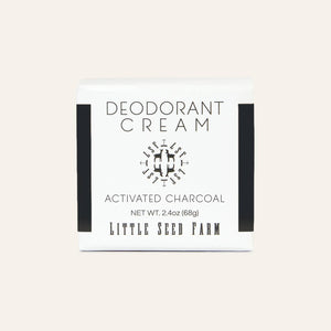 Activated Charcoal Deodorant Cream