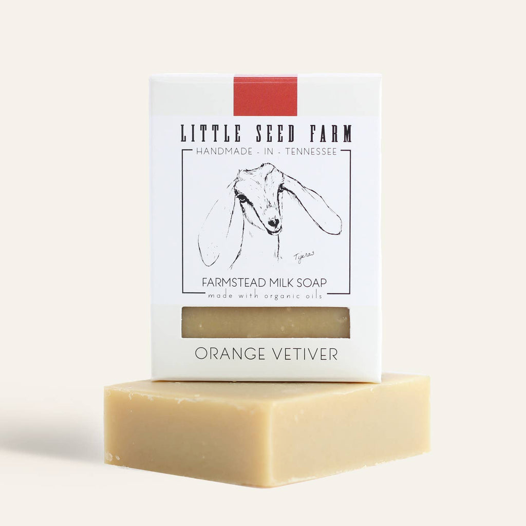 Orange Vetiver Bar Soap - Citrusy & Rejuvenating