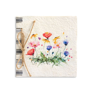 Wildflowers Paper Mache Journal