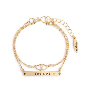 WTP Layered  Bracelet-You & Me