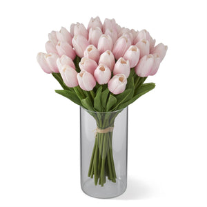 13" Pink Real Touch Tulip by Abode Mercantile