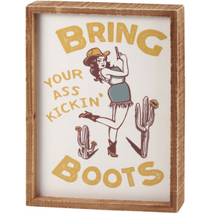 Inset Box Sign-Boots