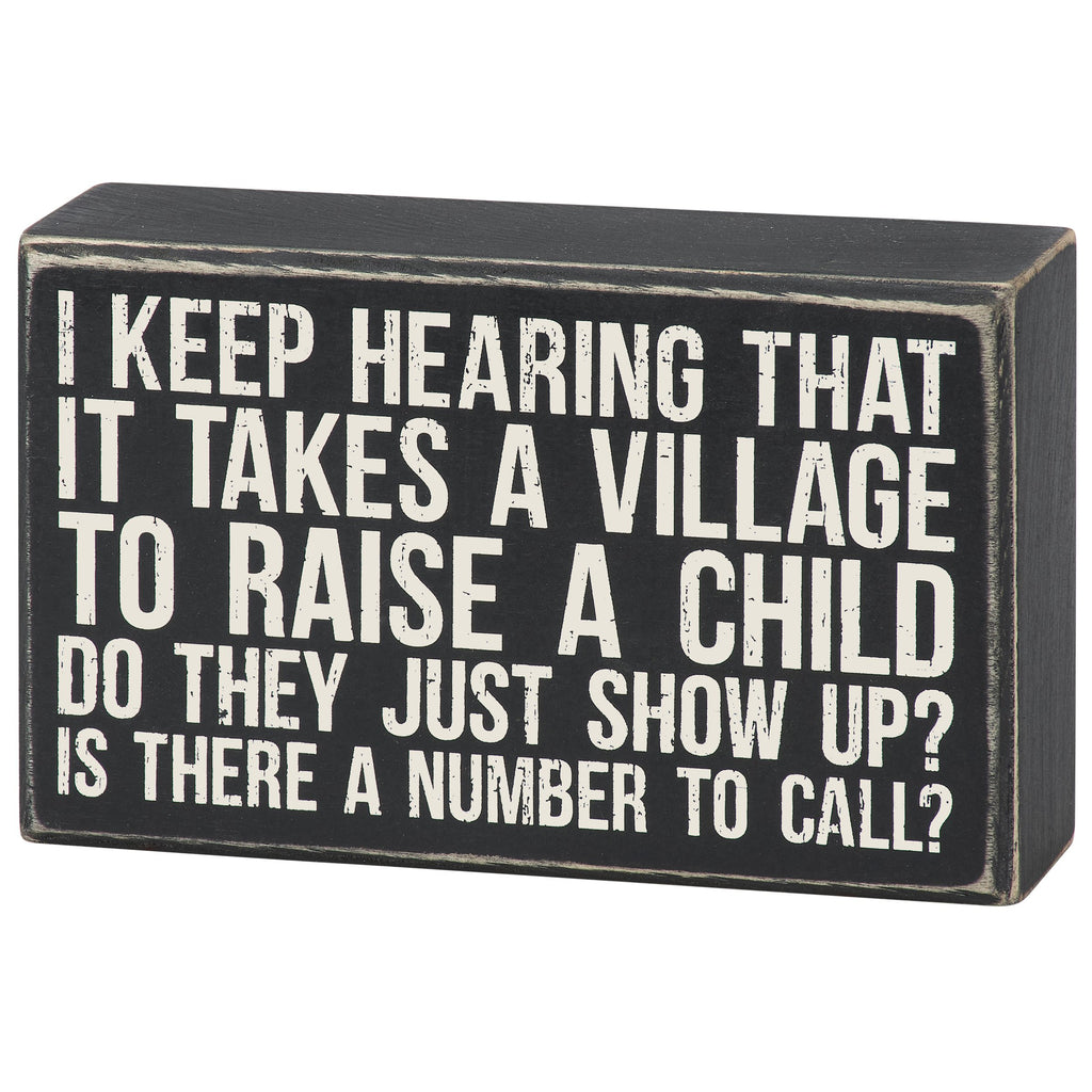 Is There A Number To Call Box Sign