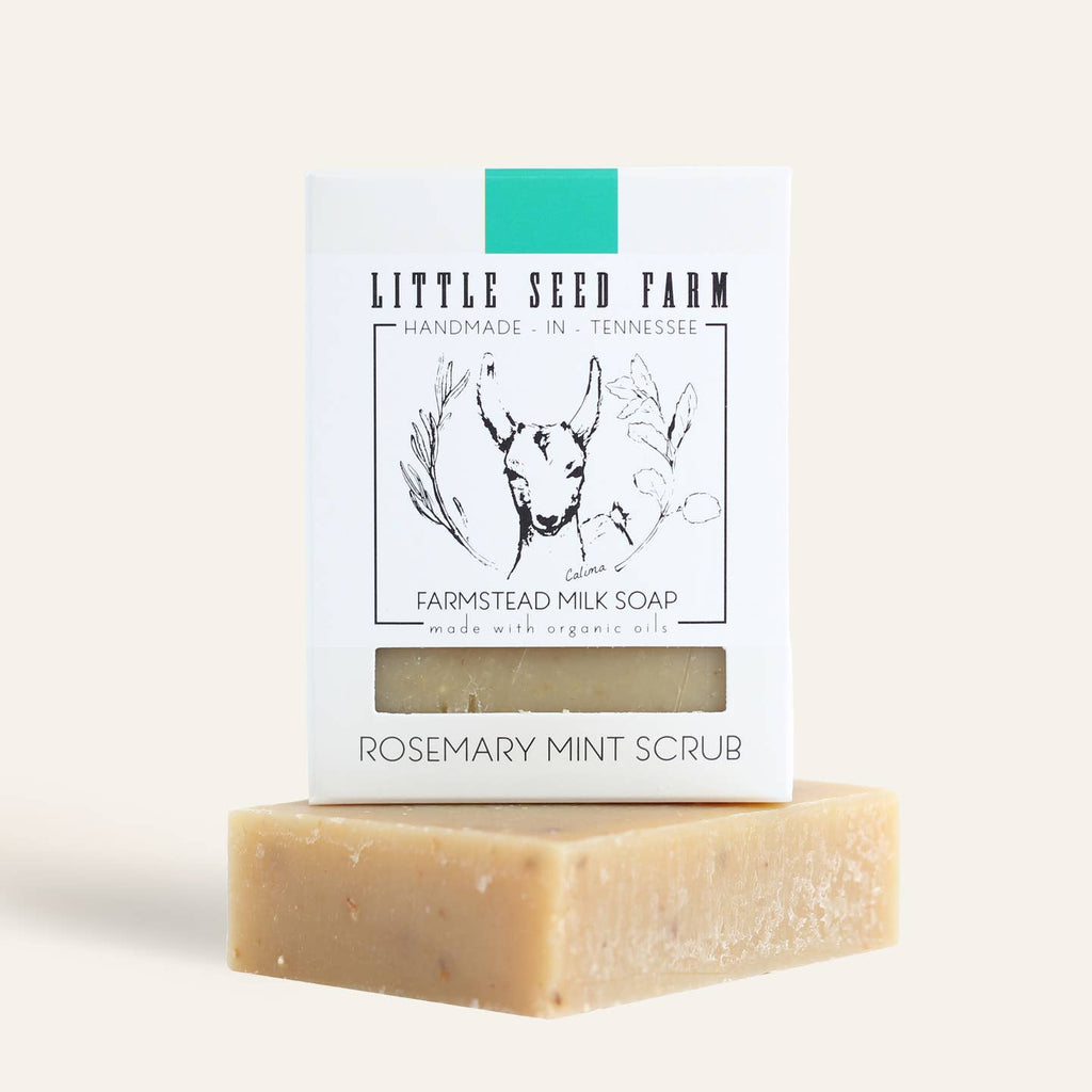 Rosemary Mint Bar Soap - Exfoliating & Energizing