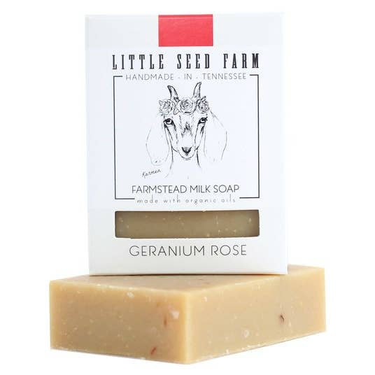 Geranium Rose Bar Soap - Balancing & Cleansing