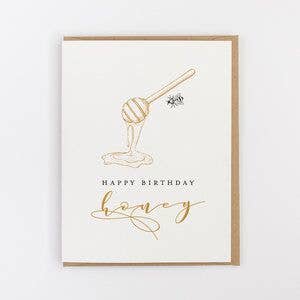 Happy Birthday Honey Greeting Card