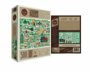 Classic Christmas Movie Map Puzzle