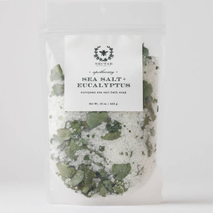 Sea Salt & Eucalyptus Bath Soak Pouch