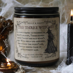 The Three Witches-Halloween Candle