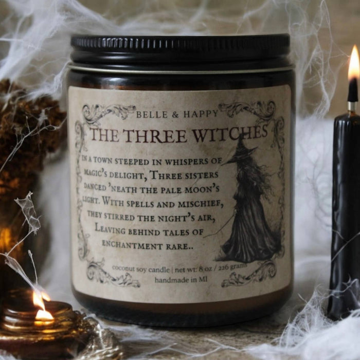 The Three Witches-Halloween Candle