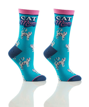 Womens Socks-Cat Mom