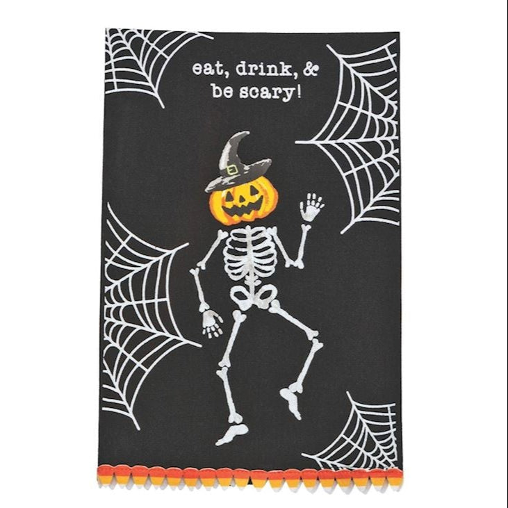 Skeleton Halloween Printed Towel