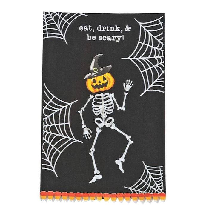 Skeleton Halloween Printed Towel