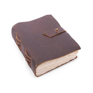 Chocolate Oiled Leather Journal-Large