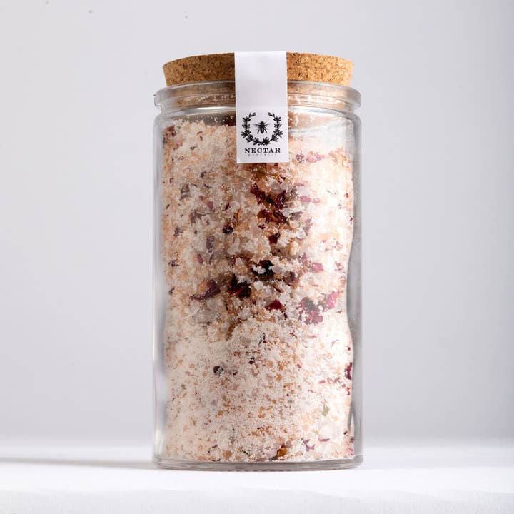 Rose Sandalwood Bath Soak Jar