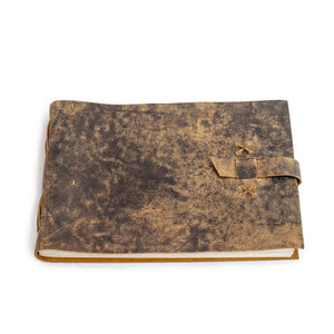 Brown Distressed Journal/Guest Book14"x10"
