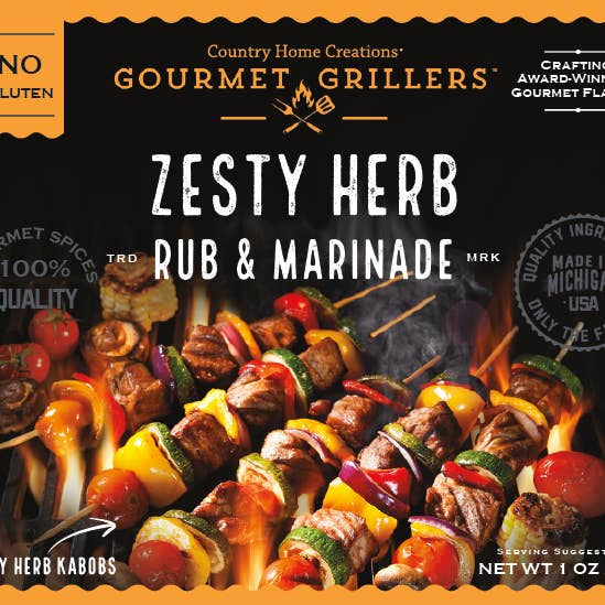 Gourmet Griller-Zesty Herb Rub & Marinade