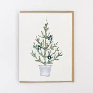 Tennessee Christmas Tree Greeting Card