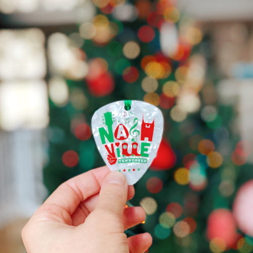 Ornament - Guitar Pick Nashville Peace
