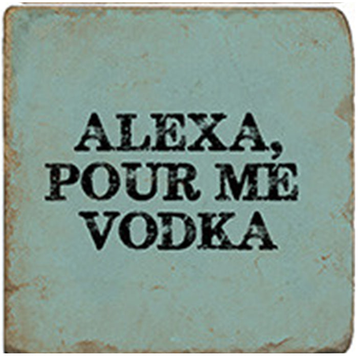 Alexa Vodka Coaster