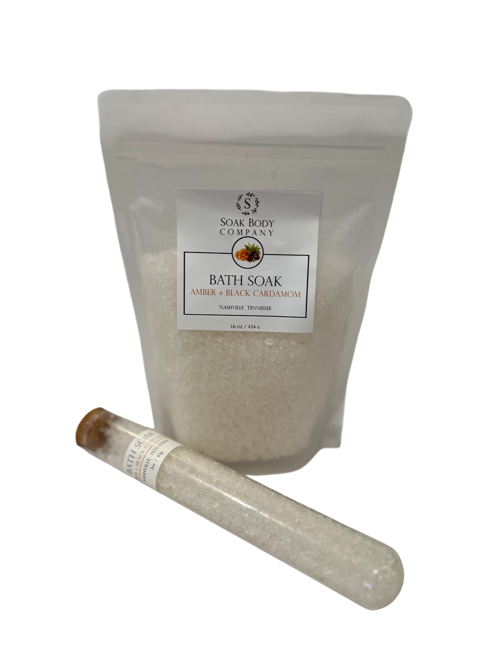 Amber + Black Cardamom Bath Soak