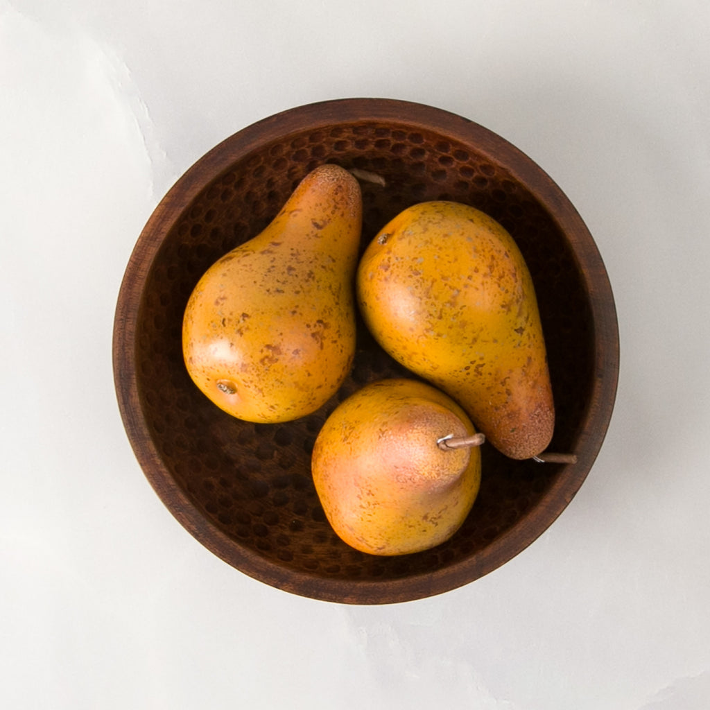 Artisan Wood Bowl 8"x2"-Natural
