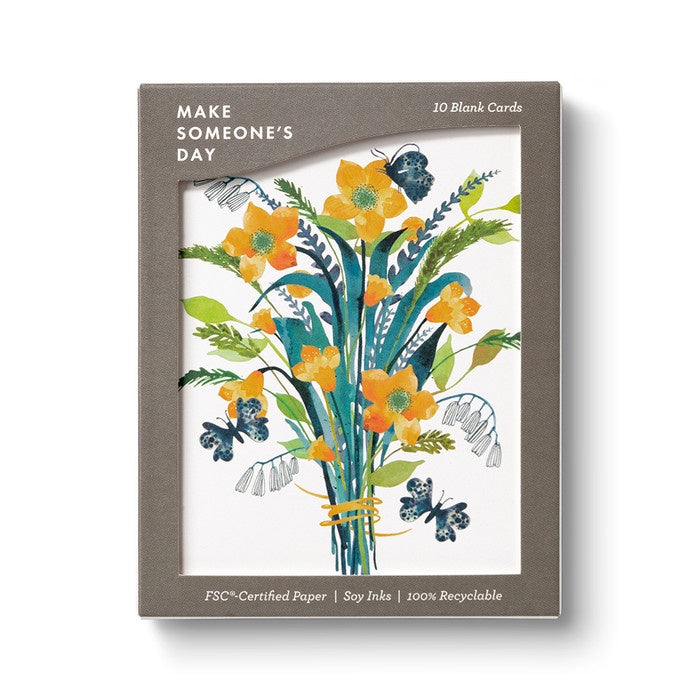 Citrus Bouquet Note Card Set - MSD