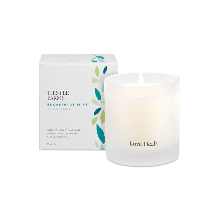 Love Heals Candle - Eucalyptus Mint