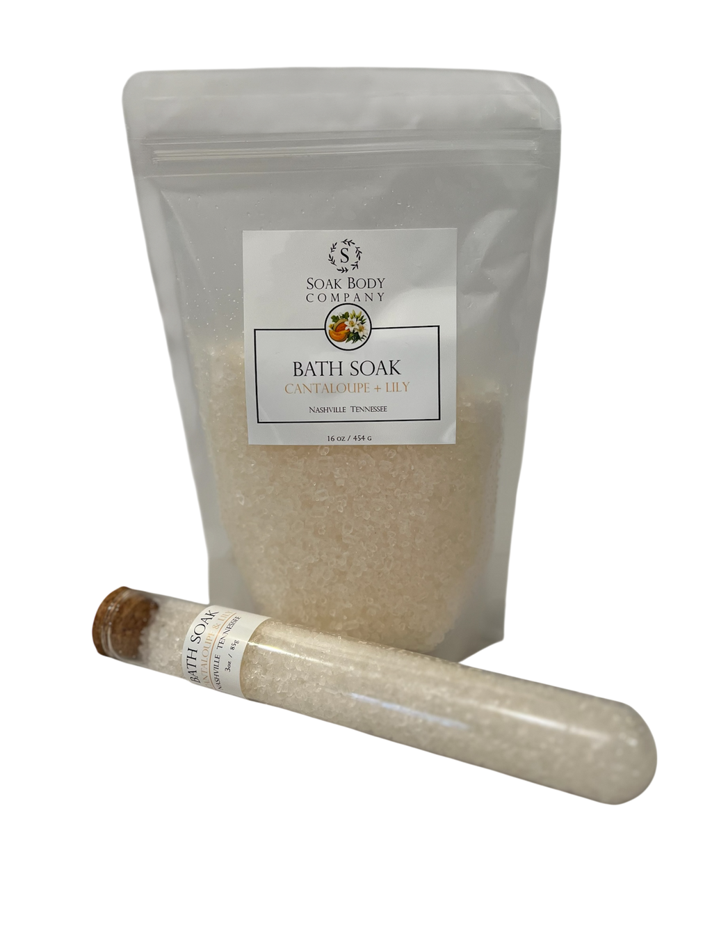 Cantaloupe + Lily Bath Soak