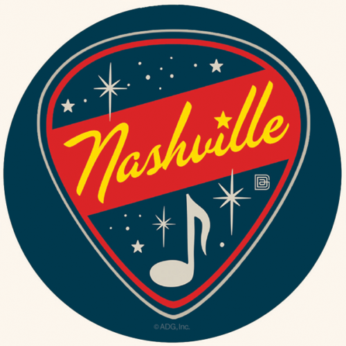 Car Coaster - Guitar Pick