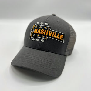 Trucker Hat-Guitar Headstock