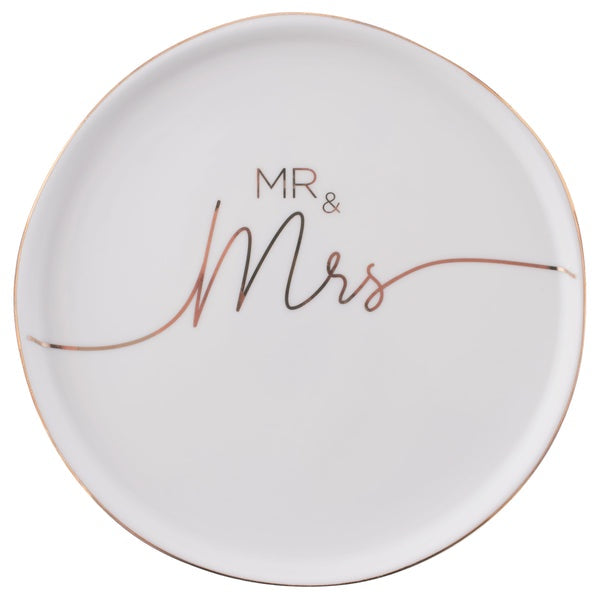 Mr. & Mrs. Sentiment Trinket Tray