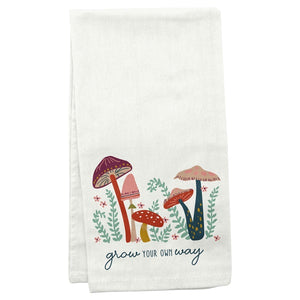 Mushroom Flora Tea Towel