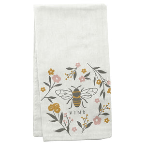 Bee Flora Tea Towel