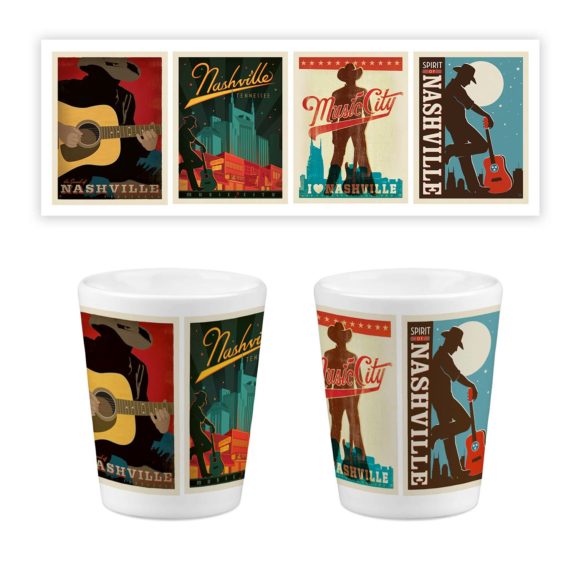 Shot Glass - Music City Man