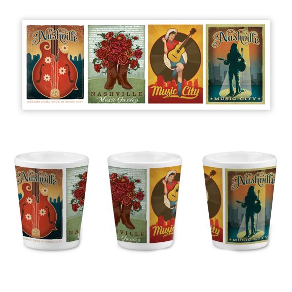 Shot Glass - Music City Woman