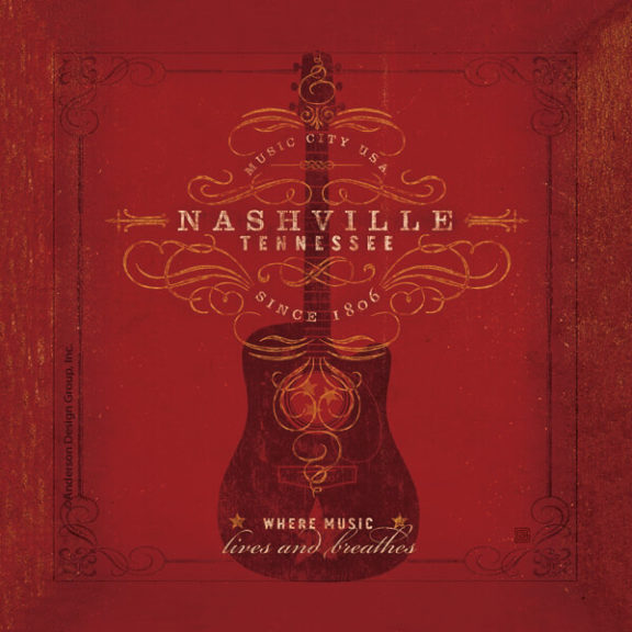 Coaster - MC Red Guitar