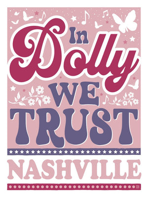 Postcard-In Dolly We Trust