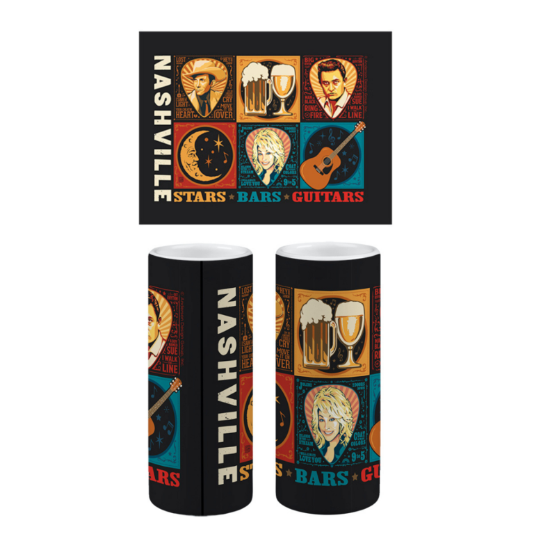 Shot Glass-Stars & Guitars