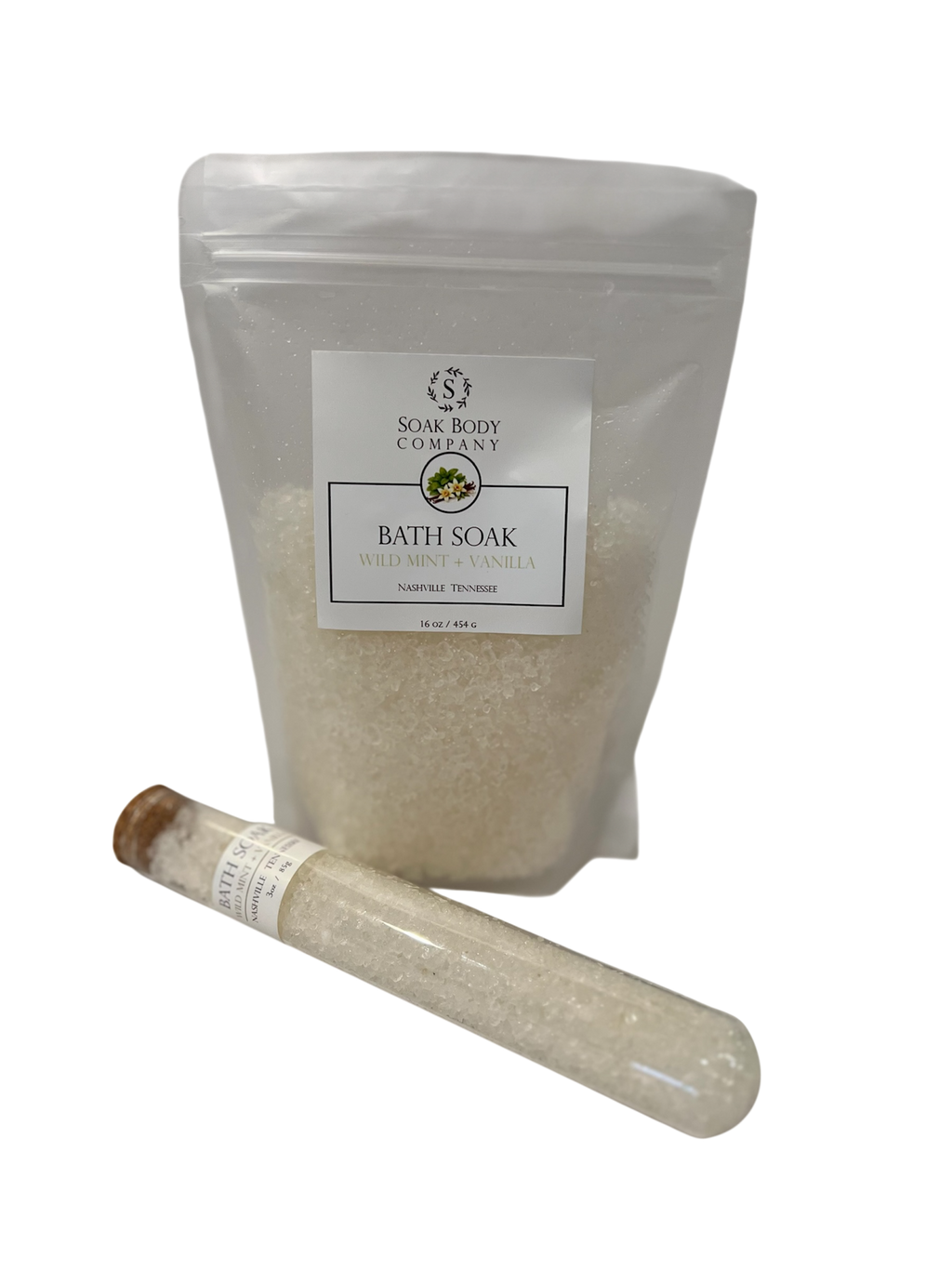 Wild Mint + Vanilla Bath Soak