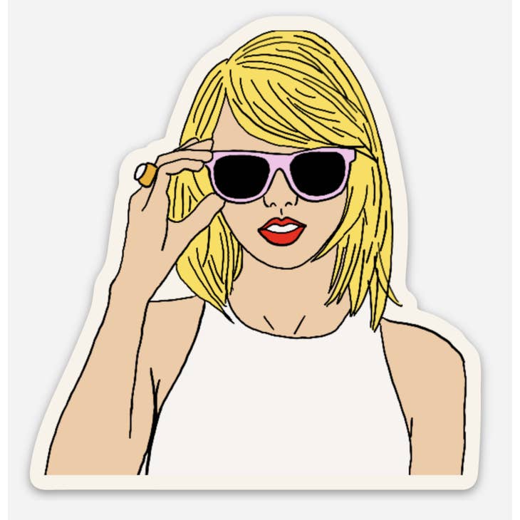 She's Taylor! Sticker