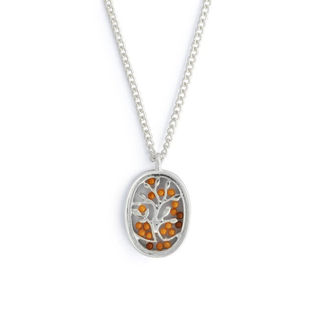 Mustard Seed Necklace-Silver