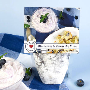 Blueberries & Cream Dip Mix