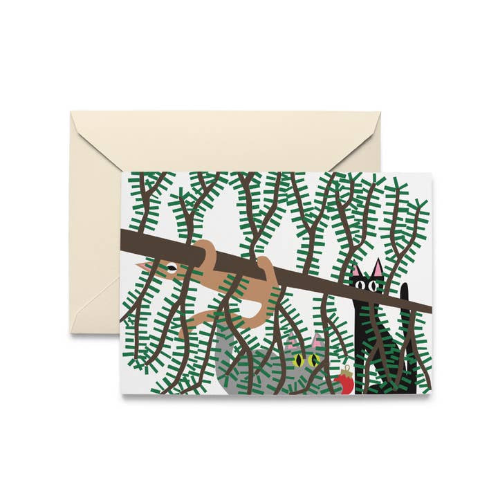 Christmas Kitties Greeting Card