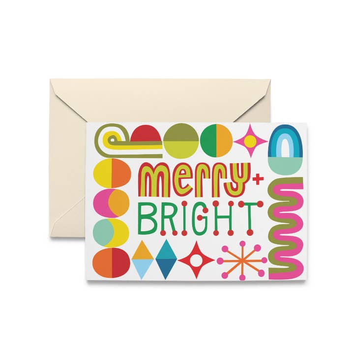 Merry & Bright Holiday Greeting Card