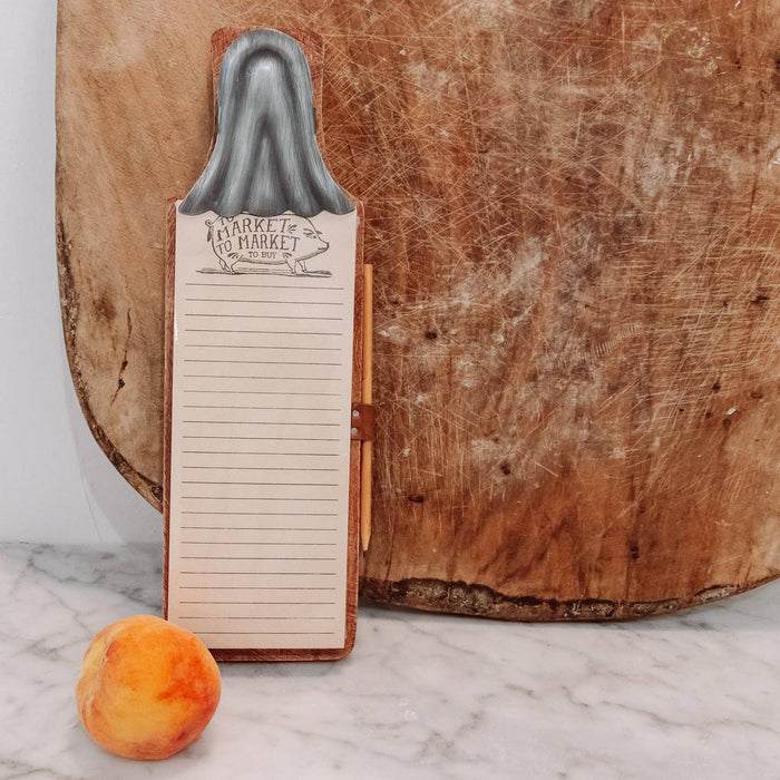 Wooden Market Clipboard