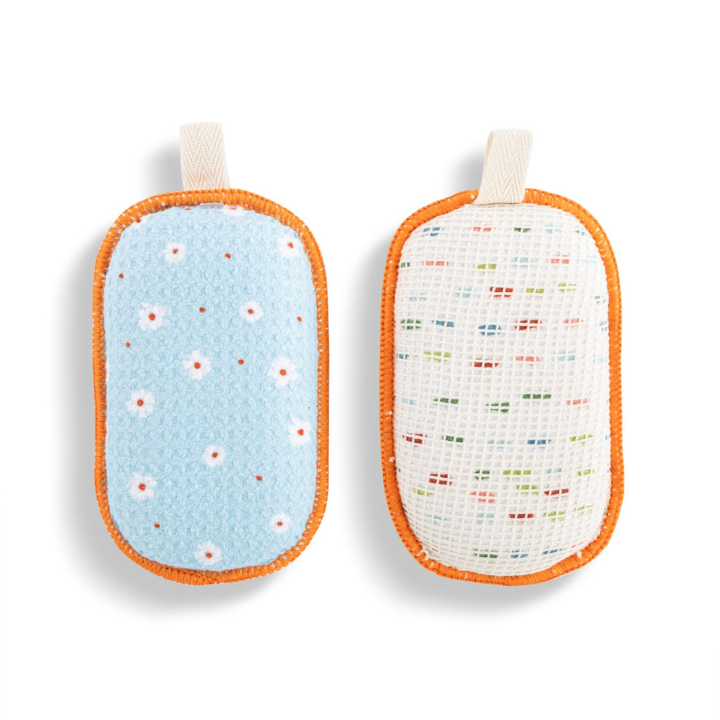 Absorbent Sponges Set/2-Micro Daisy
